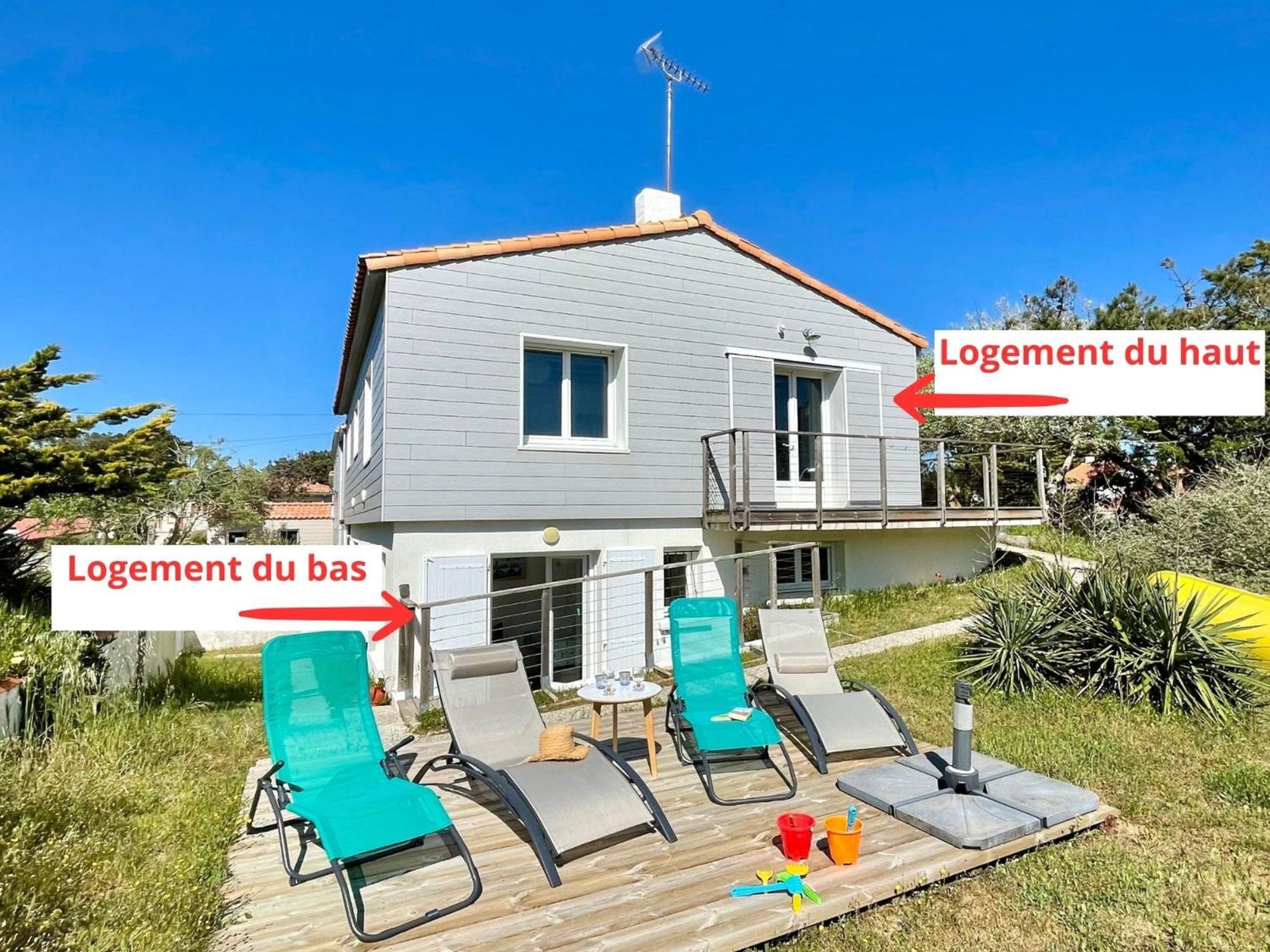 Maison Familiale Au Calme, Proche Plage, 9 Couchages, Terrasses, Wifi, Garage Velo - Bretignolles-Sur-Mer - Fr-1-231-203 Brétignolles-sur-Mer Exterior foto